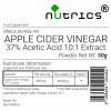 ACETIC ACID APPLE CIDER VINEGAR EXTRACT 50g Powder