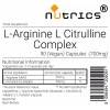 L Arginine and L Citrulline Complex  Capsules   