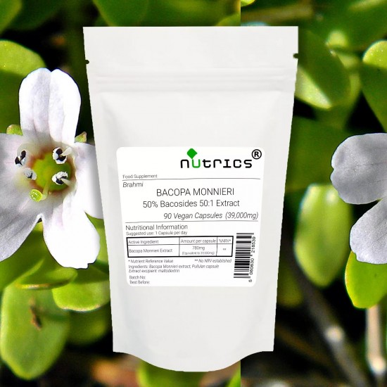 Bacopa Monnieri 50:1 Extract 39,000mg V Capsules