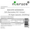 Bacopa Monnieri 50:1 Extract 39,000mg V Capsules