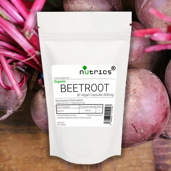 Beetroot (Organic) 600mg V Capsules