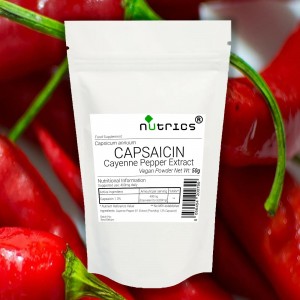 CAPSAICIN EXTRACT 8:1 CAPSICUM CAYENNE PEPPER V POWDER