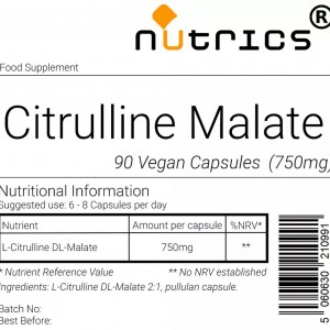 Citrulline Malate 750mg V Capsules