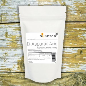 D-Aspartic Acid DAA  750mg V Capsules