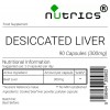 DESICCATED LIVER 300mg Capsules