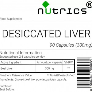 DESICCATED LIVER 300mg Capsules