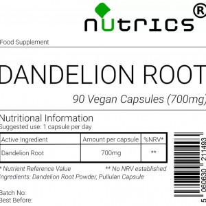 Dandelion Root 700mg V Capsules