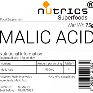 Food Grade DL Malic Acid Powder 