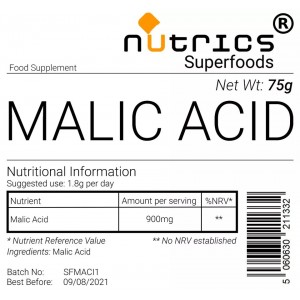 Food Grade DL Malic Acid Powder 