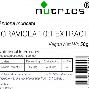 GRAVIOLA 10:1 Extract Powder Soursop Fruit