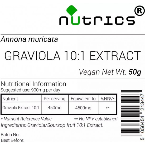 GRAVIOLA 10:1 Extract Powder Soursop Fruit