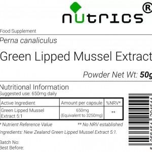 Green Lipped Mussel Extract 50g Powder 