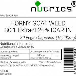 Horny Goat Weed Extract 16,200mg V Capsules