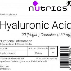 Hyaluronic Acid 250mg V Capsules