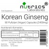 KOREAN GINSENG 2400mg 90 Vegan Capsules 