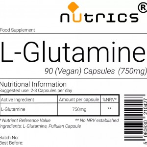 L Glutamine 750mg V Capsules