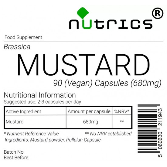 Mustard 680mg V Capsules