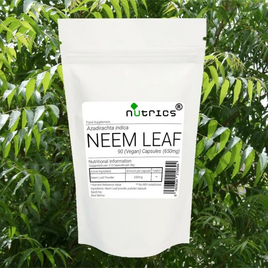 Neem Leaf (Organic) 650mg V Capsules  