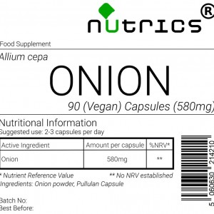 ONION 580mg x 90 Vegan Capsules