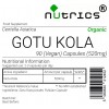 Organic Gotu Kola 520mg V Capsules