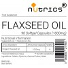 Premium Flaxseed Oil Softgel Capsules