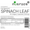 Spinach Leaf 550mg Vegan Capsules 