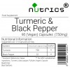 Turmeric and Black Pepper 750mg V Capsules 