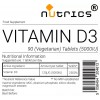 Vitamin D3 5,000iu Veg Tablets