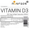 Vitamin D3 2000iu Softgels Capsules