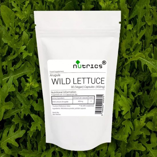 Wild Lettuce ARUGULA 450mg Vegan Capsules