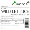 Wild Lettuce ARUGULA 450mg Vegan Capsules