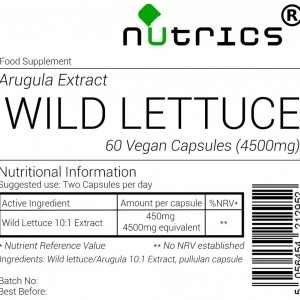 Wild Lettuce ARUGULA 4500mg capsules