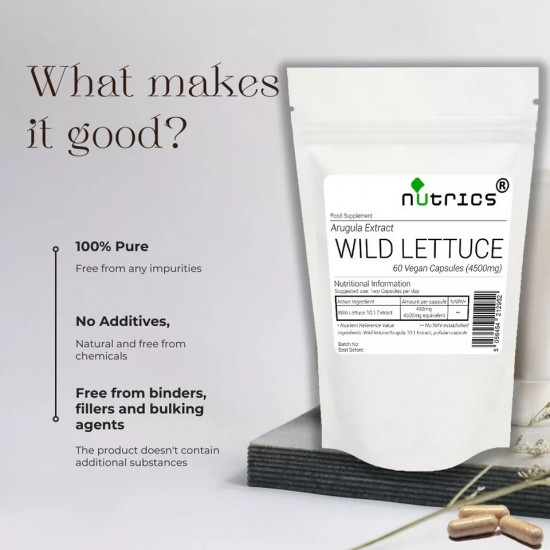 Wild Lettuce ARUGULA 4500mg capsules