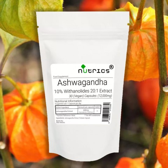 ASHWAGANDHA ROOT EXTRACT 12,000mg  V Capsules