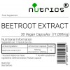 BEETROOT EXTRACT 20:1 11,000mg Vegan Capsules