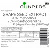 Grape seed Extract 54,000mg V Capsules