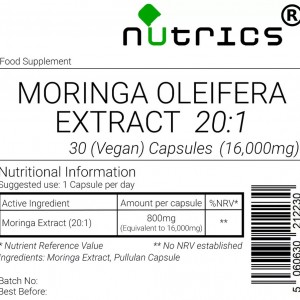 Moringa Oleifera Extract 16,000mg V Capsules