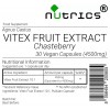 VITEX Fruit 10:1 Extract 4500mg Vegan Capsules 