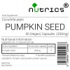 PUMPKIN SEED 350mg x 90 Vegan Capsules 