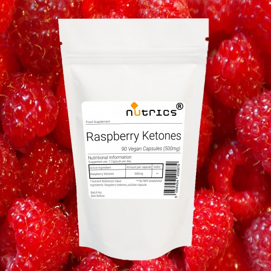 RASPBERRY KETONES 500mg Vegan Capsules weight loss supplement