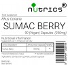 SUMAC BERRY 350mg x 90 Vegan Capsules 100% Pure