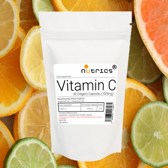 VITAMIN C 1000mg Vegan Capsules Immune Boost