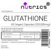 L-Glutathione 320,000mcg Vegan Capsules - Master Antioxidant for Skin and Immune Health 