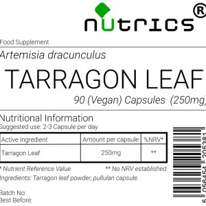 Tarragon Leaf  250mg  V Capsules 
