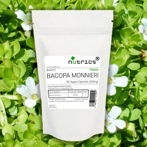 Bacopa Monnieri (Organic) Brahmi 430mg V Capsules
