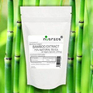 Bamboo Extract, 75% Natural Silica, 350mg V Capsules