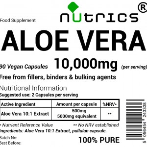 Aloe Vera Extract  5000mg V Capsules