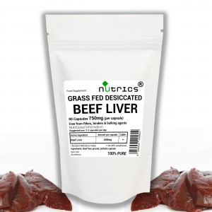 Desiccated Beef Liver 750mg V capsules