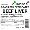 Desiccated Beef Liver 750mg V capsules