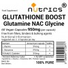 Glutathione Boost NAC Glutamine Glycine 950mg V Capsules Glutathione Boost NAC Glutamine Glycine 950mg V Capsules
